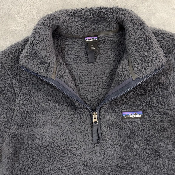 Patagonia‎ Los Gatos Gray Fleece Quarter Zip Pullover Women's Size S - Picture 3 of 10